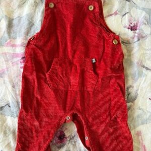 Next Bright Red Kids Overalls